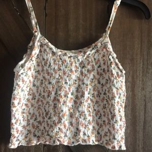 L.A. Hearts floral crop top size medium